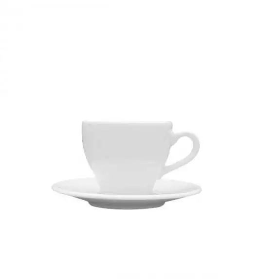 LUBIANA PAULA Komplet filiżanka do espresso 70 ml + spodek 12 cm / 6 os / 12 el / porcelana