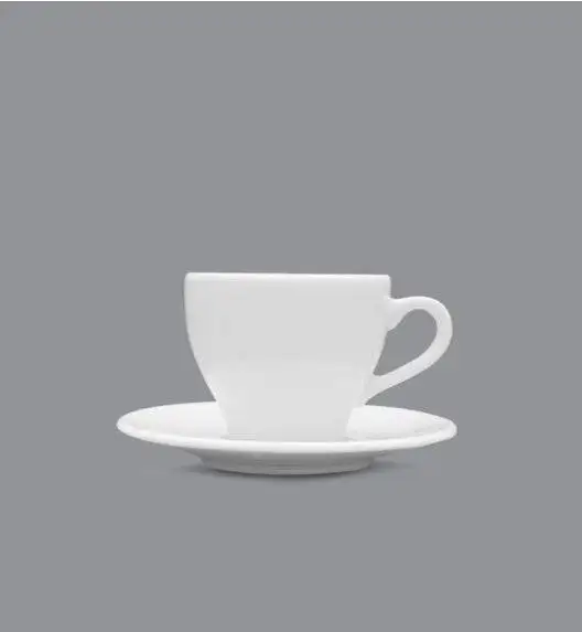 LUBIANA PAULA Komplet filiżanka do espresso 70 ml + spodek 12 cm / 6 os / 12 el / porcelana