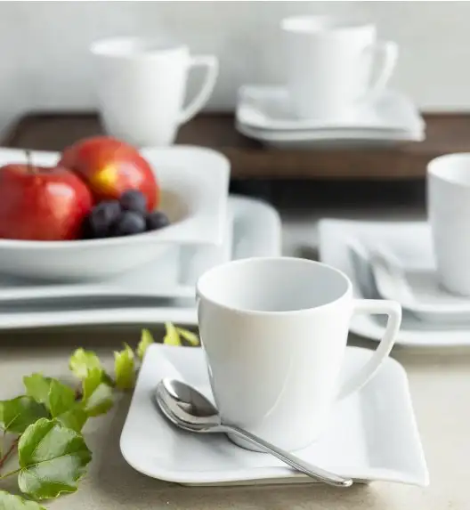 LUBIANA OPERA Komplet filiżanka 200 ml + spodek 14,5 cm / 12 os / 24 el 