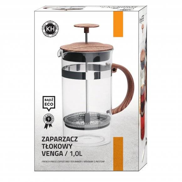 KonigHOFFER VENGA Zaparzacz tłokowy typu french press / 1 l