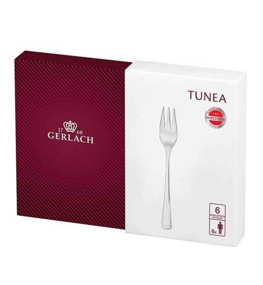 GERLACH TUNEA Sztućce Widelczyki do ciast 12 el pudełko / 12 osób / połysk
