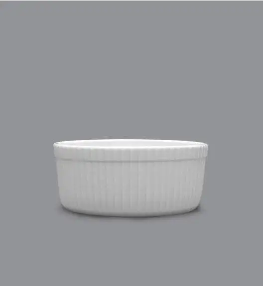 LUBIANA AMERYKA Czarka / salaterka z reliefem ø 9 cm / porcelana