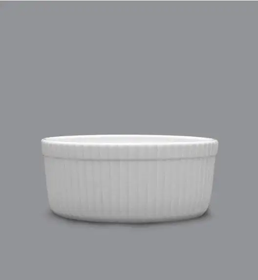 LUBIANA AMERYKA Czarka / salaterka z relifem ø 11,5 cm / porcelana