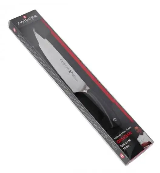 ZWIEGER OBSIDIAN Nóż szefa 20 cm / niemiecka stal nierdzewna