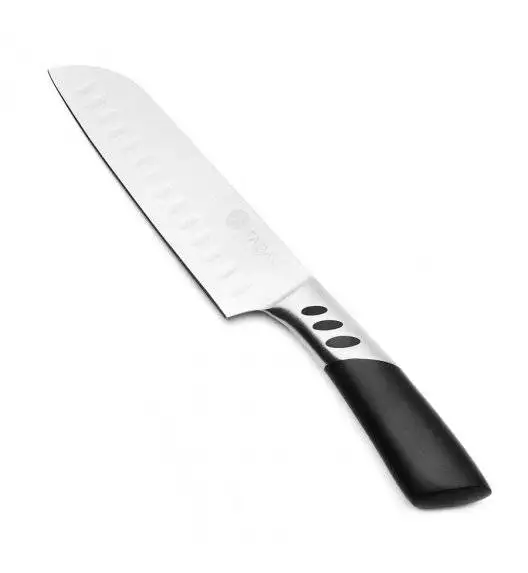 TADAR NOOK Stalowy nóż japoński santoku / szefa kuchni 18 cm