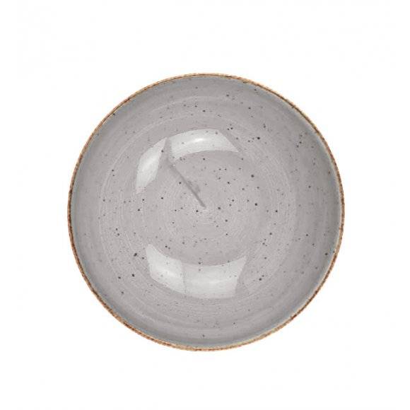LUBIANA BOSS 6630Z Serwis obiadowo - kawowy 30 el / 6 osób / szary / porcelana ręcznie malowana