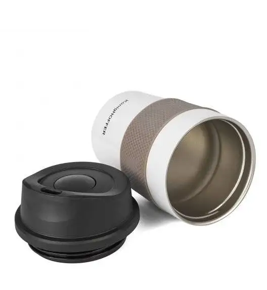 KonigHOFFER ELLIOT Kubek termiczny 330 ml  / biały / stal nierdzewna