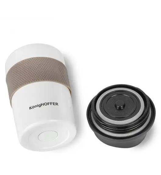 KonigHOFFER ELLIOT Kubek termiczny 330 ml  / biały / stal nierdzewna