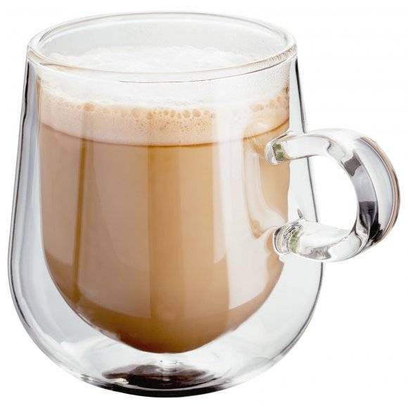 JUDGE Zestaw 2 filiżanek do latte o podwójnych ściankach / 275 ml / wysoka