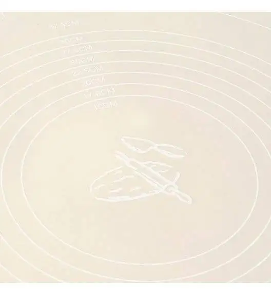 TADAR SILCO Stolnica / mata silikonowa 40 x 50 cm / silikon / beżowa