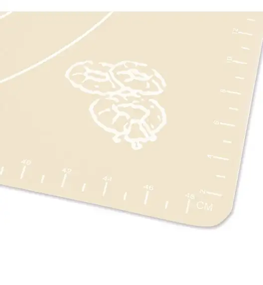 TADAR SILCO Stolnica / mata silikonowa 40 x 50 cm / silikon / beżowa