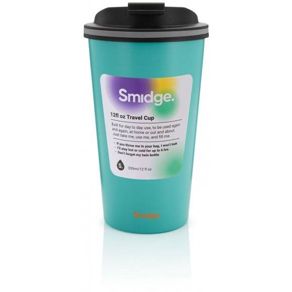 SMIDGE Kubek termiczny 355 ml Aqua / stal nierdzewna / niebieski