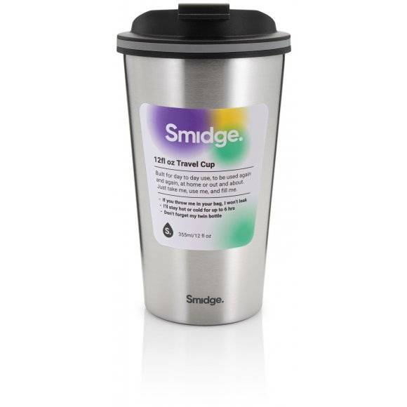 SMIDGE Kubek termiczny 355 ml Steel / stal nierdzewna / stalowy