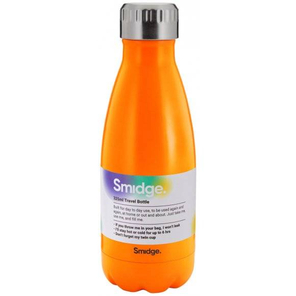 SMIDGE Butelka termiczna 325 ml Citrus / stal nierdzewna / pomarańczowa