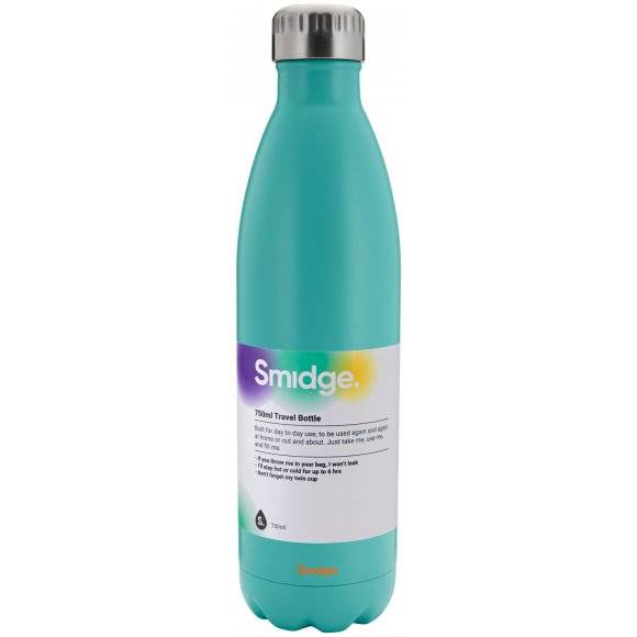 SMIDGE Butelka termiczna 750 ml Aqua / stal nierdzewna / niebieska