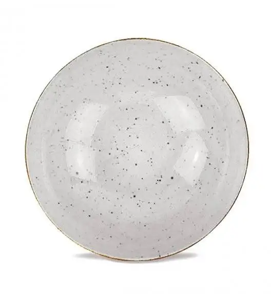 LUBIANA BOSS 6630Z Salaterka 21 cm / szara / porcelana ręcznie malowana