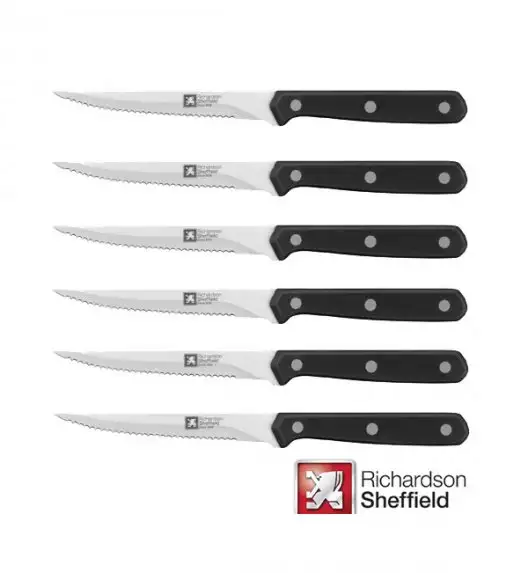 Komplet noże kuchenne do steków Richardson Sheffield LASER Steak Knives 6 szt.