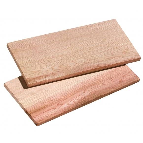 KUCHENPROFI SMOKY Zestaw desek do grillowania 35x17 cm - 2 szt. / drewno cedrowe