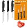 FISKARS ESSENTIAL Zestaw 3 noży do warzyw / stal nierdzewna + tworzywo sztuczne