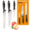 FISKARS ESSENTIAL Zestaw 3 noży kuchennych / stal nierdzewna HRC 53