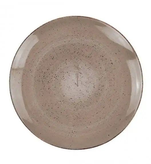 LUBIANA BOSS 6630T Talerz obiadowy 27 cm / brązowy / porcelana ręcznie malowana