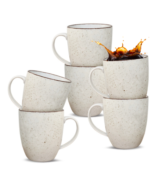 LUBIANA BOSS 6630U Kubek 380 ml 6 os / 6 el / budyniowy / porcelana ręcznie malowana
