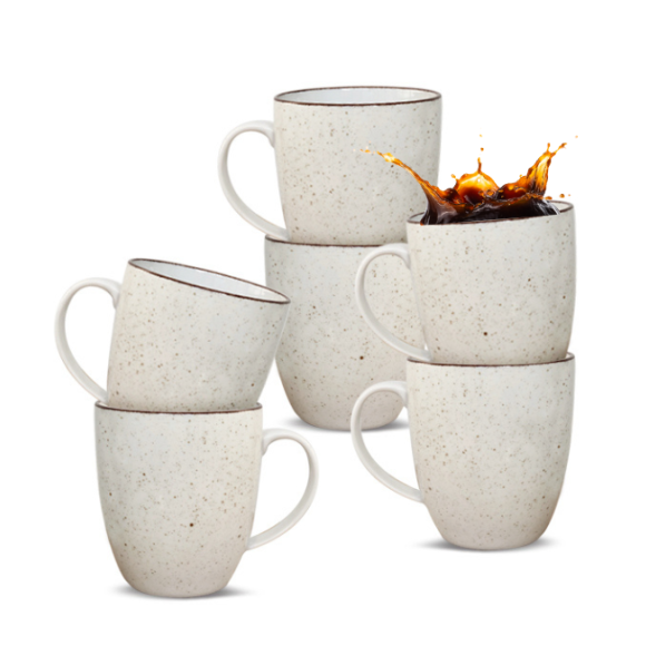 LUBIANA BOSS 6630U Kubek 380 ml 6 os / 6 el / budyniowy / porcelana ręcznie malowana