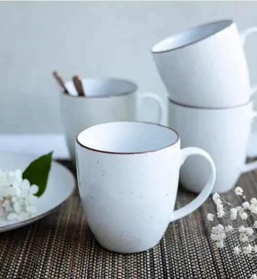 LUBIANA BOSS 6630U Kubek 380 ml 6 os / 6 el / budyniowy / porcelana ręcznie malowana