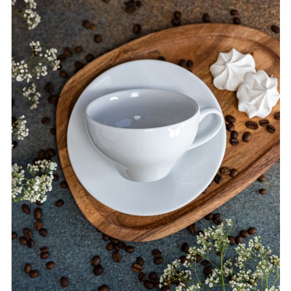 LUBIANA PAULA Komplet Filiżanka 300 ml + spodek 17 cm / 12 os / 24 el 