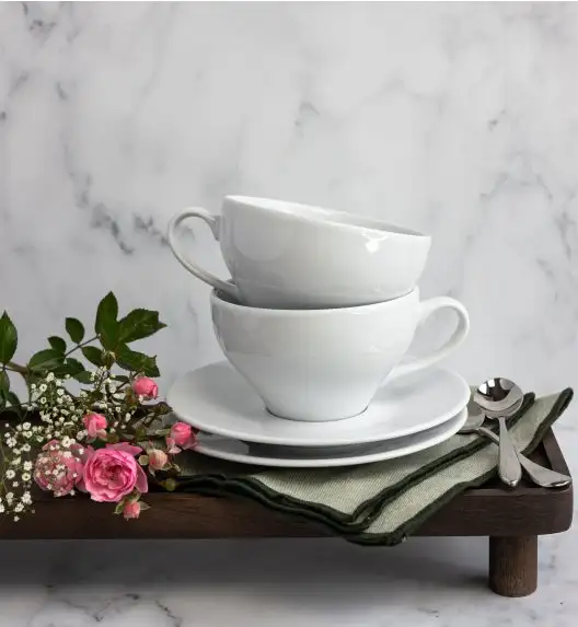 LUBIANA PAULA Komplet Filiżanka 300 ml + spodek 17 cm / 12 os / 24 el 