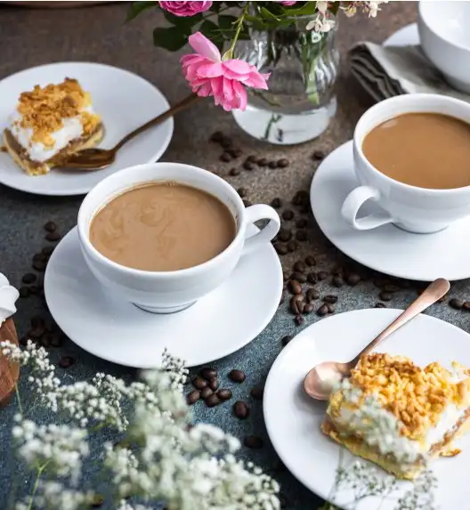 LUBIANA PAULA Komplet Filiżanka 300 ml + spodek 17 cm / 12 os / 24 el 