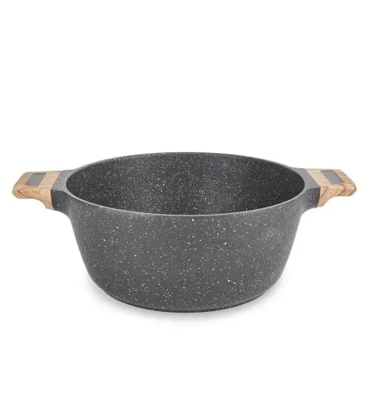 KonigHOFFER FEGATO Garnek granitowy z pokrywką 6,2 L / Greblon C3 Granite