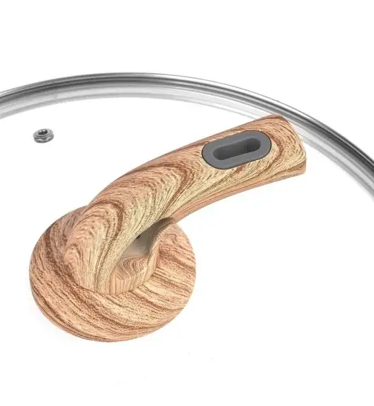 KonigHOFFER FEGATO Garnek granitowy z pokrywką 6,2 L / Greblon C3 Granite