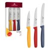 GERLACH SMART COLOR Komplet 3 noży w pudełku / antypoślizgowa rękojeść