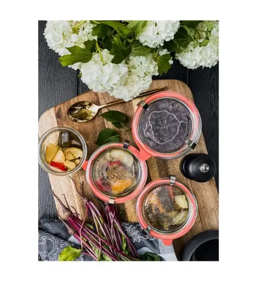 WYPRZEDAŻ! WECK Komplet 6 wieczek / zakrętek 6 cm