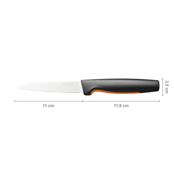 FISKARS FUNCTIONAL FORM 1057542 Nóż do obierania 11 cm / stal nierdzewna 