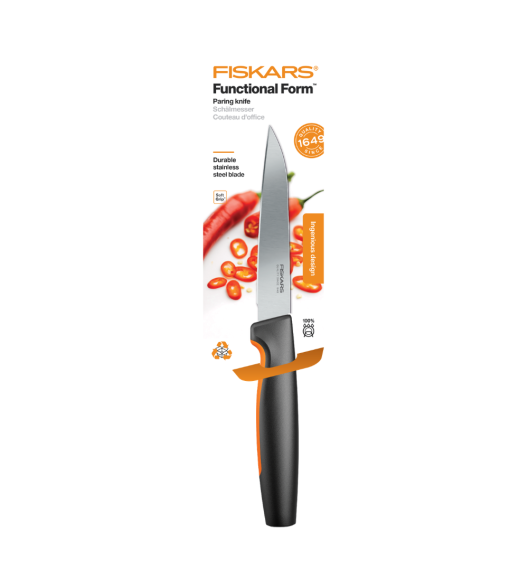 FISKARS FUNCTIONAL FORM 1057542 Nóż do obierania 11 cm / stal nierdzewna 
