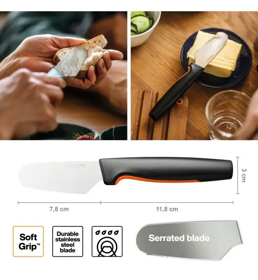 FISKARS FUNCTIONAL FORM 1057546 Nóż do smarowania 8 cm / stal nierdzewna 