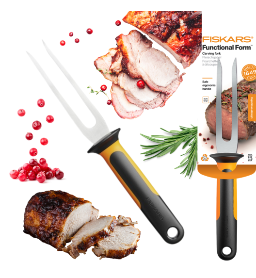 FISKARS FUNCTIONAL FORM 1057548 Widelec do mięsa 11 cm / stal nierdzewna 