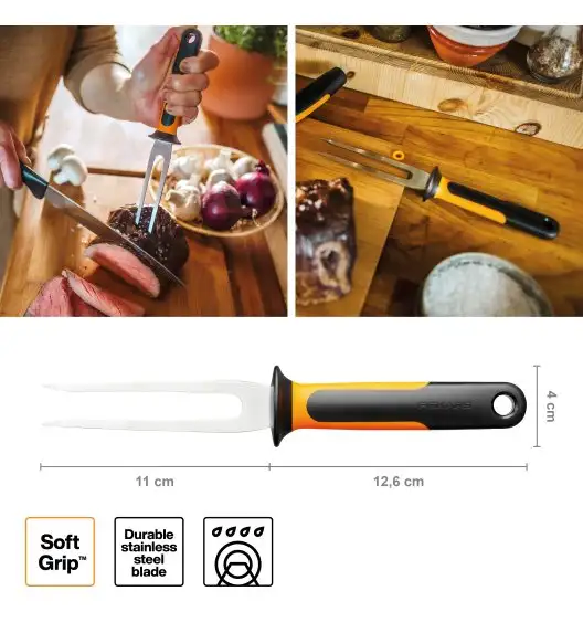 FISKARS FUNCTIONAL FORM 1057548 Widelec do mięsa 11 cm / stal nierdzewna 