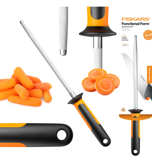 FISKARS FUNCTIONAL FORM 1057549 Ostrzałka stalowa 20 cm / stal nierdzewna
