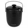 KönigHOFFER ORIS BLACK Wiaderko do lodu 2,8 L ze szczypcami / stal nierdzewna
