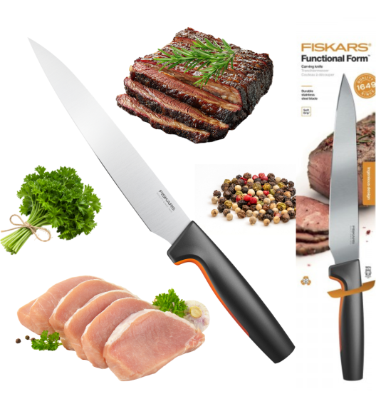 FISKARS FUNCTIONAL FORM 1057539 Nóż do mięsa 21 cm / stal nierdzewna 