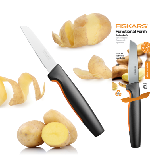 FISKARS FUNCTIONAL FORM 1057544 Nóż do skrobania 8 cm prosty / stal nierdzewna 
