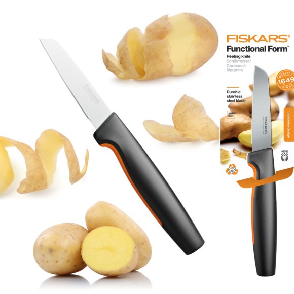 FISKARS FUNCTIONAL FORM 1057544 Nóż do skrobania 8 cm prosty / stal nierdzewna 