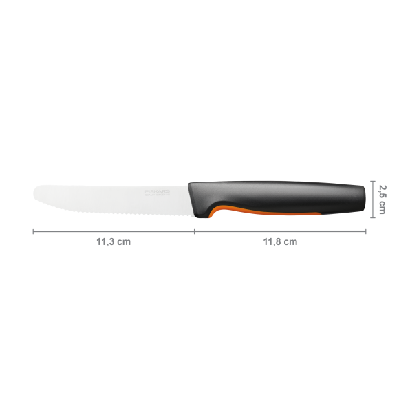 FISKARS FUNCTIONAL FORM 1057543 Nóż do pomidorów 11 cm / stal nierdzewna 