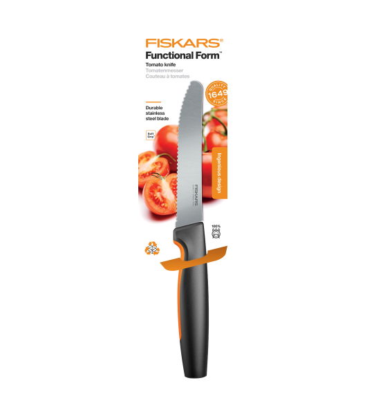 FISKARS FUNCTIONAL FORM 1057543 Nóż do pomidorów 11 cm / stal nierdzewna 