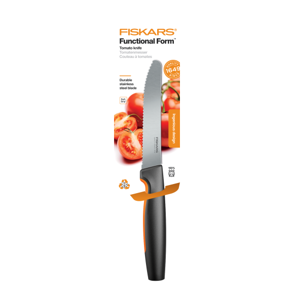 FISKARS FUNCTIONAL FORM 1057543 Nóż do pomidorów 11 cm / stal nierdzewna 