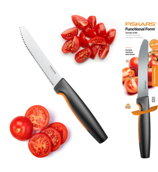 FISKARS FUNCTIONAL FORM 1057543 Nóż do pomidorów 11 cm / stal nierdzewna 