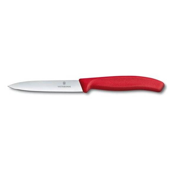 VICTORINOX SWISS CLASSIC Nóż do warzyw i owoców 10 cm / czerwony